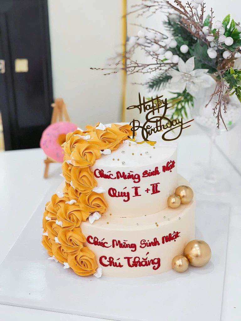 Bánh kem 2 tầng 014
