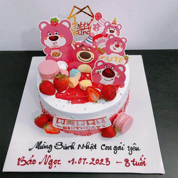 Bánh sinh nhật bé gái 006