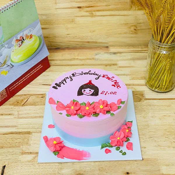 Bánh sinh nhật bé gái 019