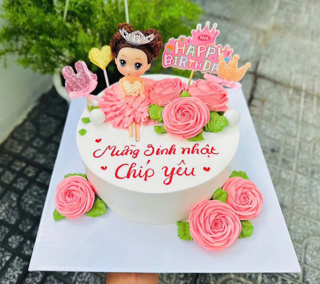 Bánh sinh nhật bé gái 026