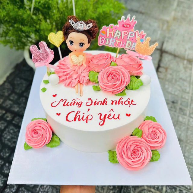Bánh sinh nhật bé gái 026