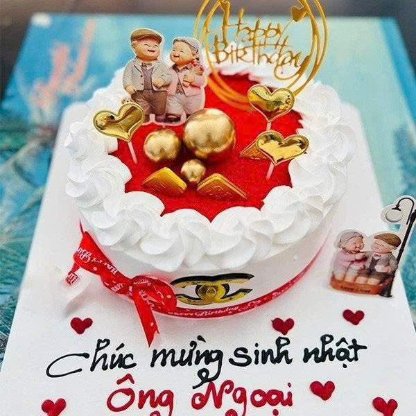 Bánh sinh nhật ông bà 007
