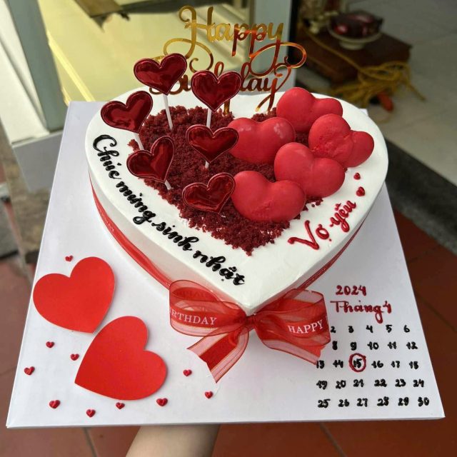 Bánh sinh nhật vợ chồng 007