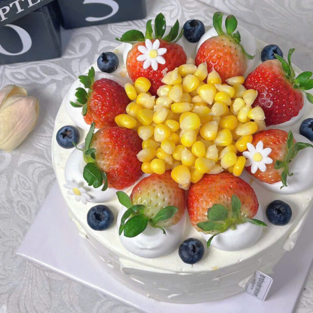 Bánh kem bắp 015
