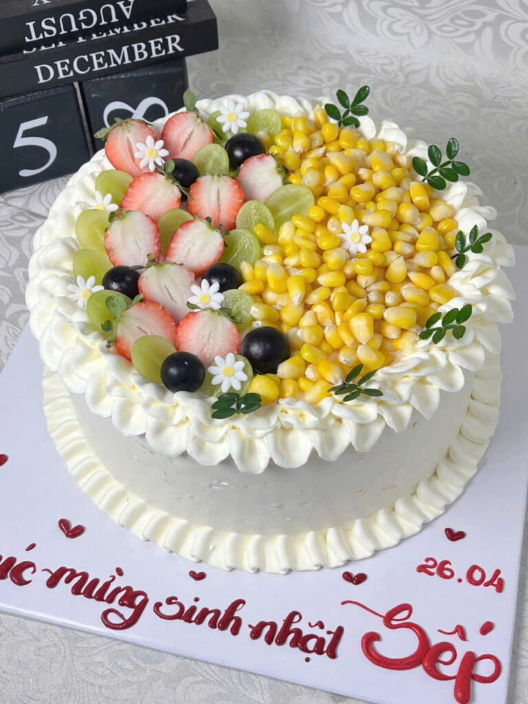Bánh kem bắp 08