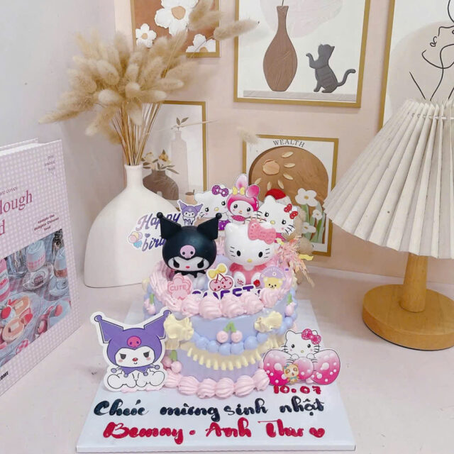 Bánh sinh nhật bé gái 042