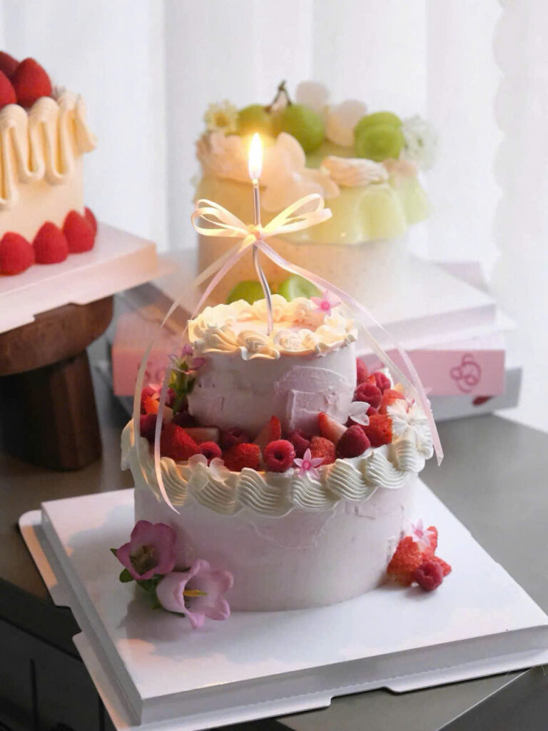 Bánh kem mix trái cây tươi 033