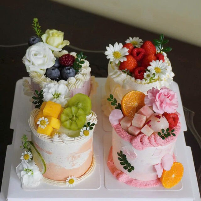 Bánh kem mix trái cây tươi